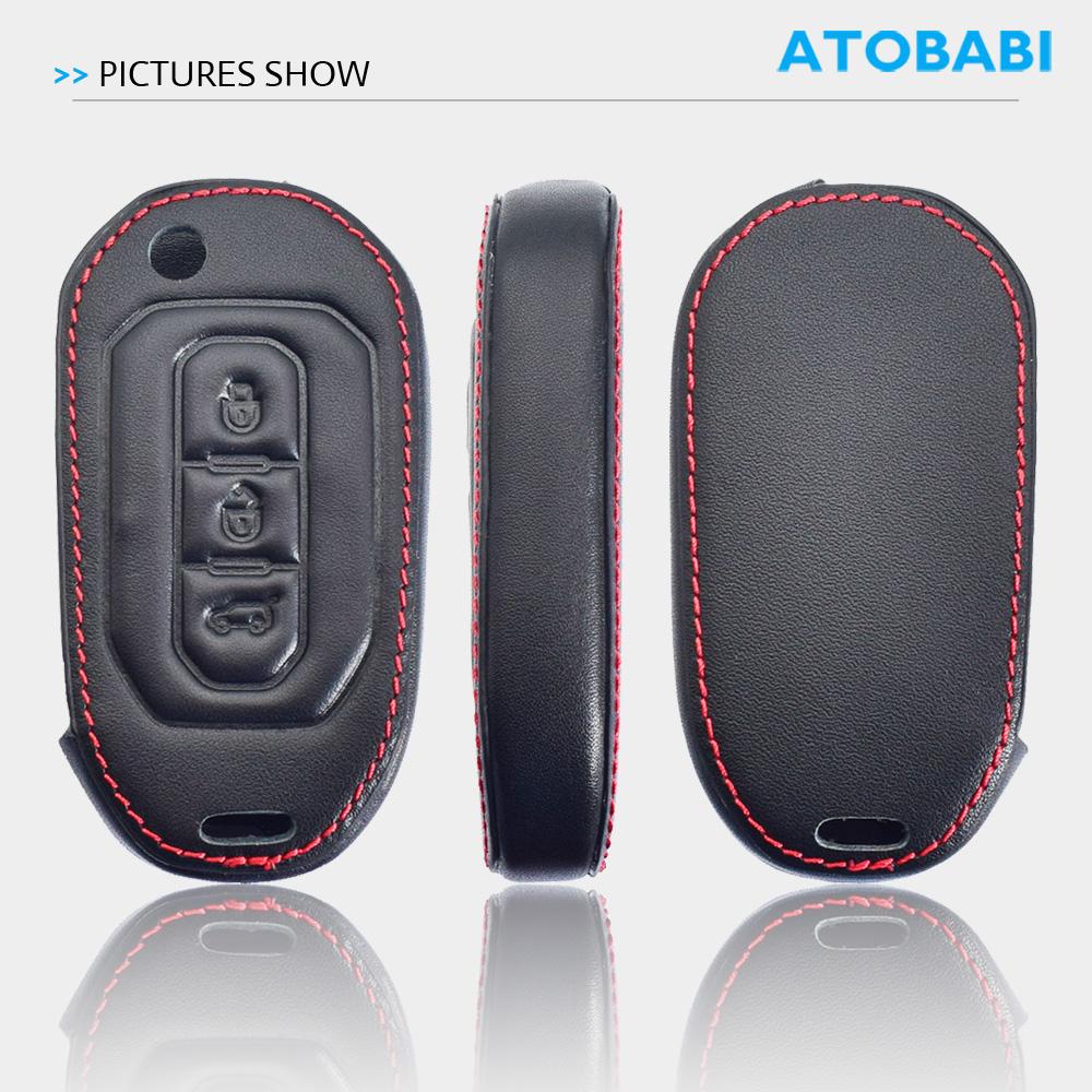 Leather Car Key Cover Remote Control Fobs Shell Protector Case Auto Accessories For Ford Territory