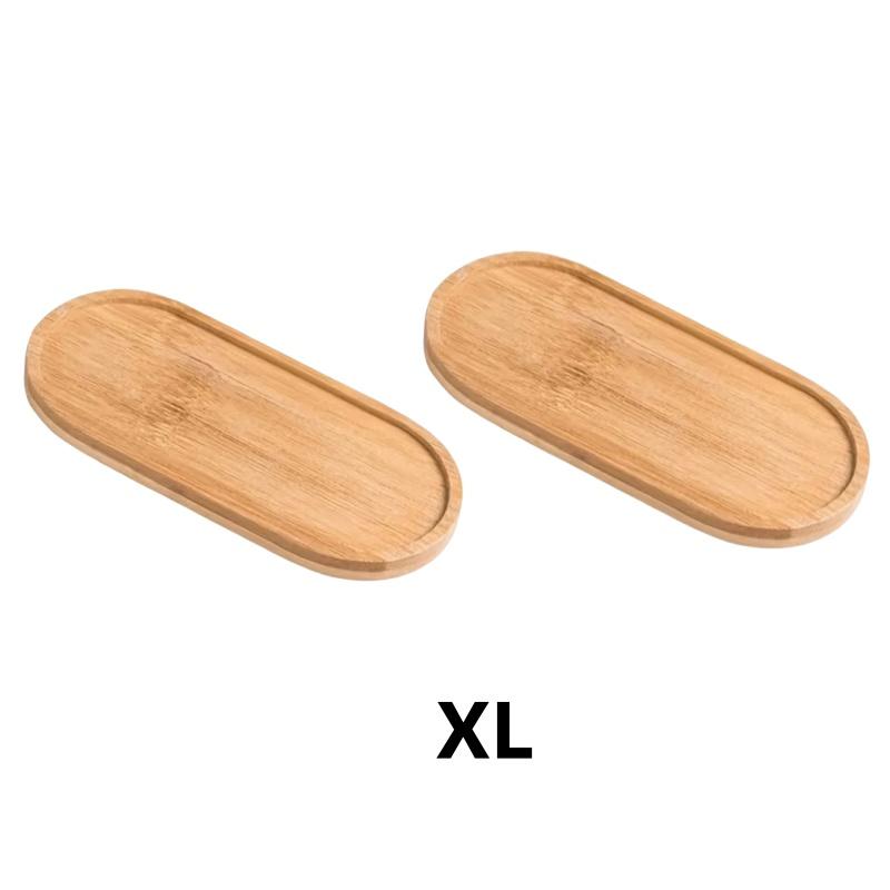 Wooden Pallet Rectangular Base Water Tray Basin Support Round Small Chassis Basin Pad Waterproof Bamboo Tray