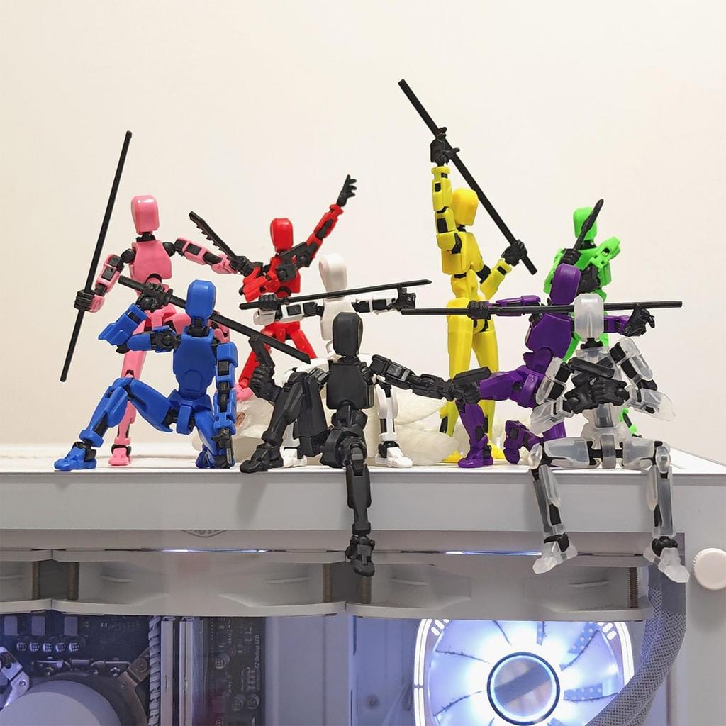 Assembled Titan Action Figures Set Action Figure Robot Anime Stick Figures Toys For Boys Multi Movable Joints Gifts Toys For Ki