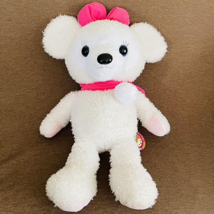 [USED] Classic Cute Bear Teddy Bear, Large Size, Stuffed Toy, White