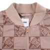 Vans Chaqueta Bomber de Skate Casual Cómoda de Manga Larga para Mujer Off The Wall Check Marrón Caqui VN000GQSCTG