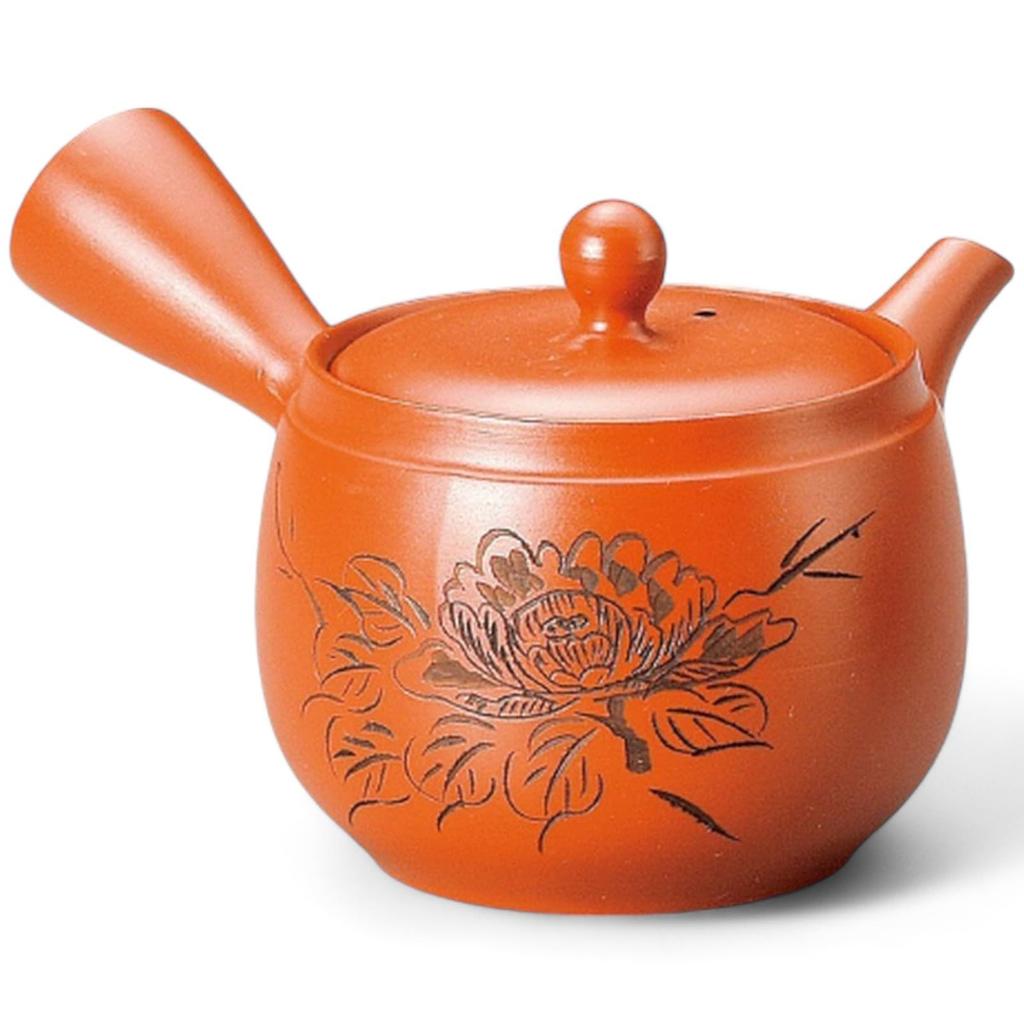 Nostalgia Tokoname Basket Mesh Teapot with Tea Made In Japan J-kitchens Showa-era Pot, Ware, Strainer, 490cc,