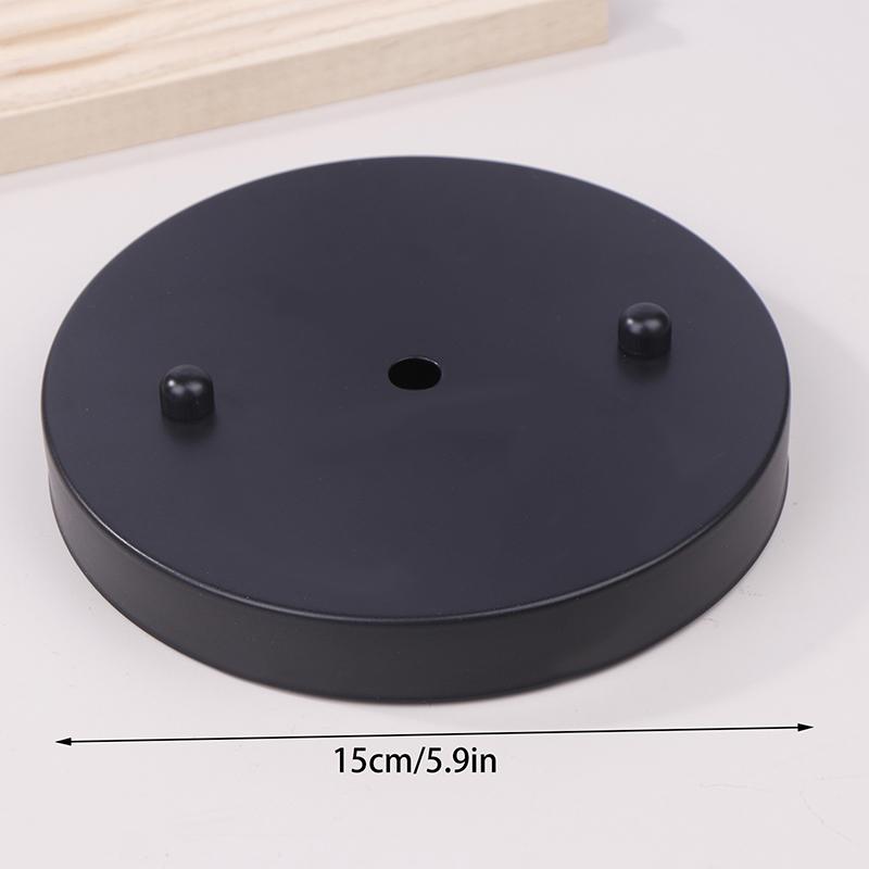 150Mm Ceiling Rose 15Cm Ceiling Canopy Iron Ceiling Plate Metal Lamp Base Modern Pendant Light Ceiling Lamp Round Lamp Base Diy