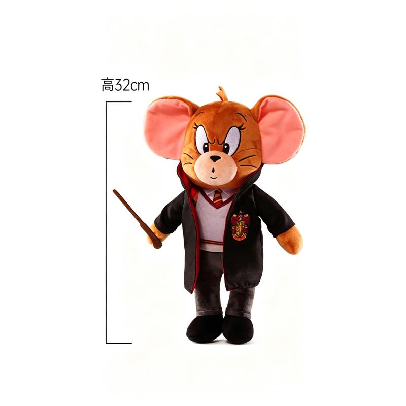 Genuine Warner 100Th Anniversary Tom And Jerry Plush Doll Cosplay Harry Potter Gift For Kids Movie Series Stuffed Animal Doll