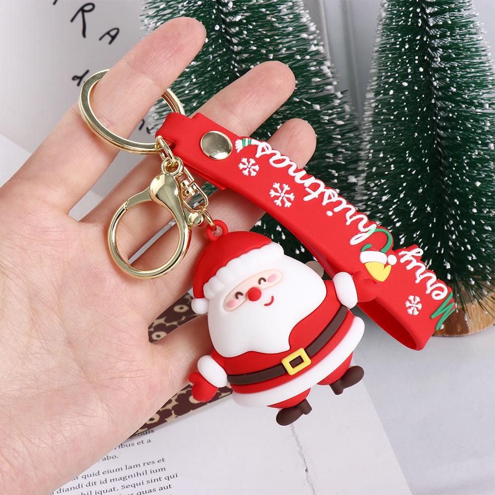 Tree Pendant Mobile Phone Hanging Ornament Christmas Keychain Car Key Ring Key Chain Bag Charm