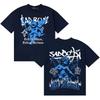 Rapper Junior H Sad Boyz Hip Hop T Shirt Unisex Unisex Summer Crewneck Short Sleeve Double Sided Print Streetwear Hip Hop Clothing