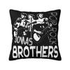 Jonas Brothers Tour Square Pillow Covers Sofa Pop Music Cushion Cover Cool Decorative Pillowcase 45*45