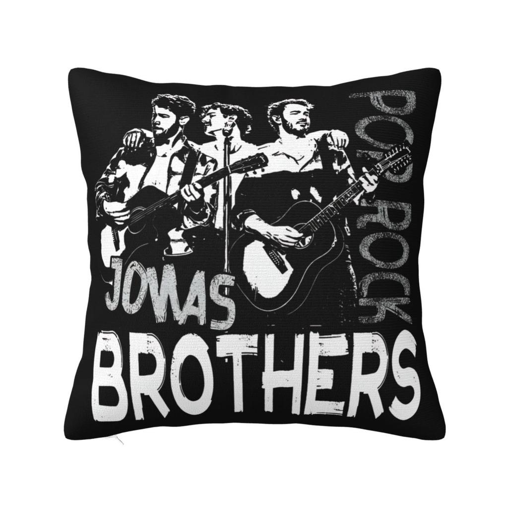 Jonas Brothers Tour Square Pillow Covers Sofa Pop Music Cushion Cover Cool Decorative Pillowcase 45*45