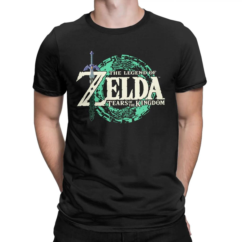 Novelty The Legend Of Zelda Song Of Time T Shirt Unisex Cotton Short Sleeve Round Neck Summer Topstops
