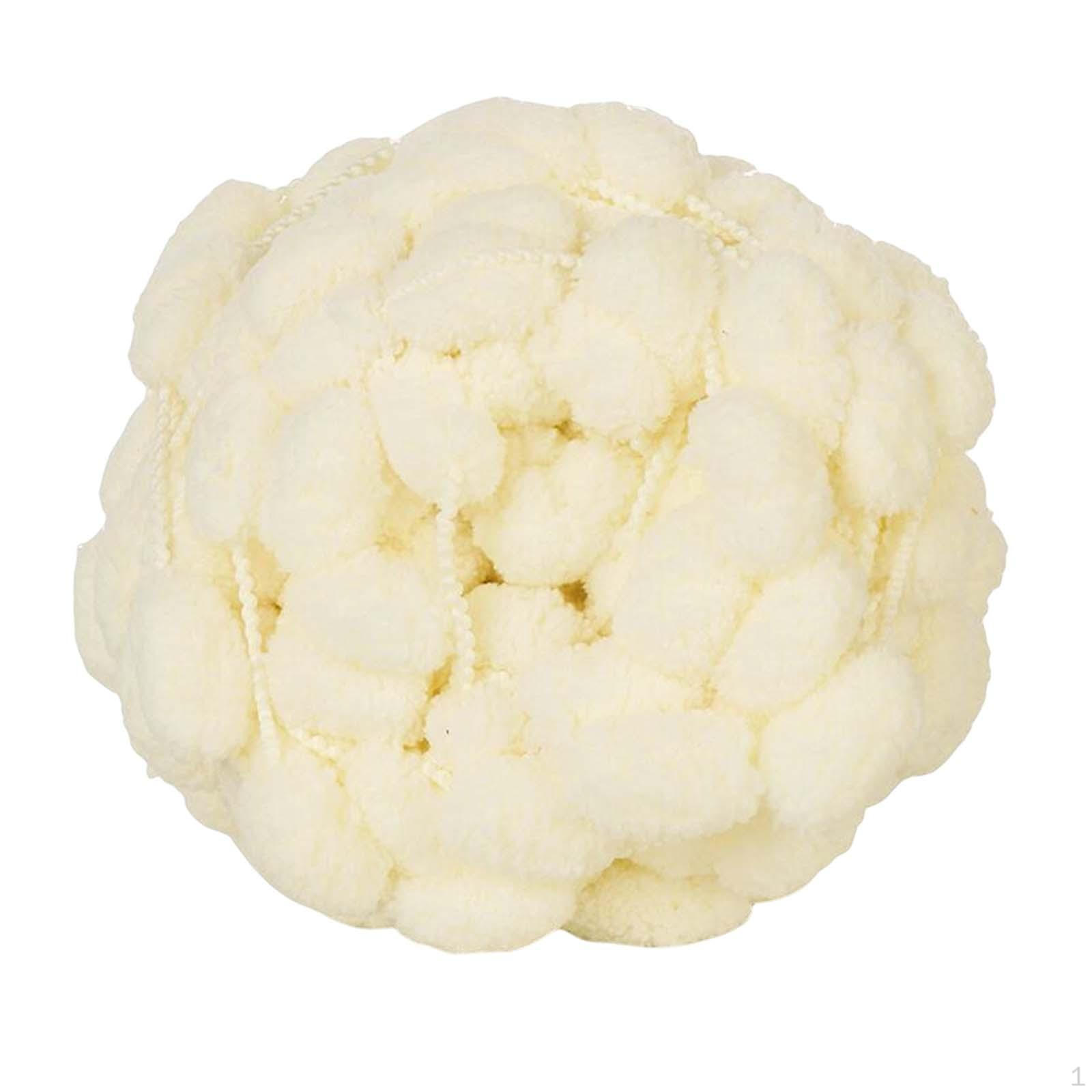 Толстая пряжа Ручное вязание спицами Вязание крючком Плетение Сделай сам Гигантская для гирлянды Кроватка для питомца Гобелен Beige