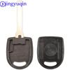Jingyuqin ID48 Chip Uncut Blade HU66 Hu162t Blade Car Key Blank Case For VW Volkswagen Passat Transponder Key Shell