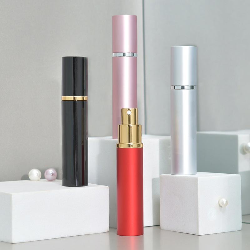 15ml Travel-Size Glass Perfume Spray Bottle - Refillable, Portable, Press-Type Hydrating Sample Container