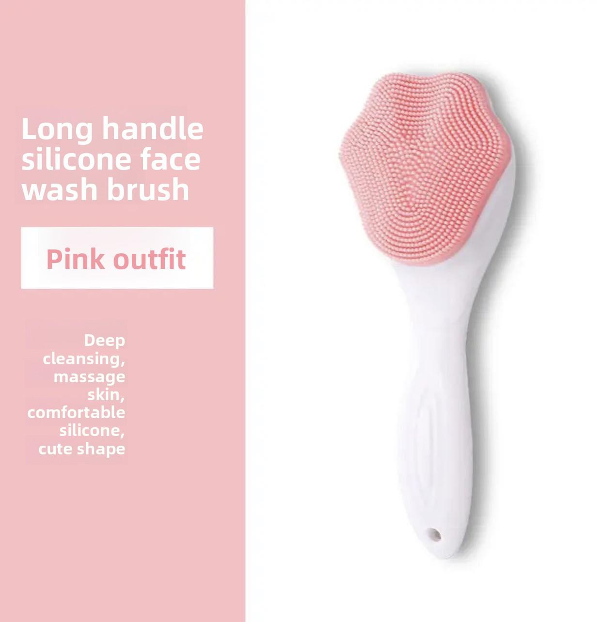 

1 шт. Силиконовая щеточка для глубокого очищения лица в форме кошачьей лапки, ручная щеточка для очищения, щеточка для очищения носа от черных точек, щеточка для очищения кошачьей лапкой 1PCS розовый
