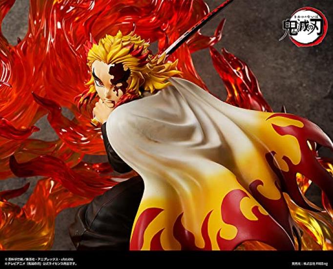 Demon Kimetsu no Yaiba Rengoku Anjuro Kompletní edice Měřítko Plastové Malované Kompletní Figurka Slayer 1/4
