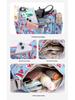 Printed Nylon Mom Bag - Oxford Cloth, Single Shoulder/Crossbody, Casual Lightweight Canvas Bag for Women