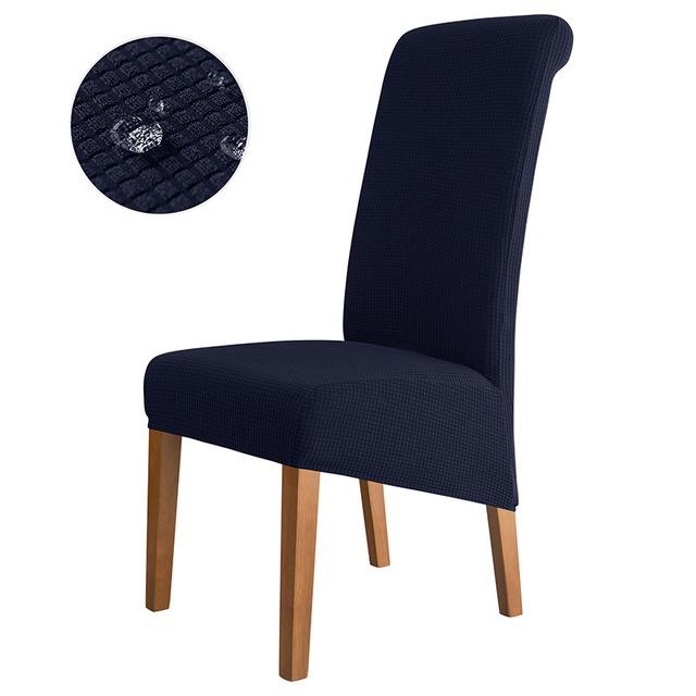 Water Resist King Back Chair Cover For Dining Room Kitchen Wedding Home Use Xl Size Chair Covers Anti -Dirty Home Use Decor Seat Protectors