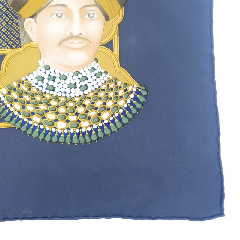 HERMES   Scarf Gray Silk Women