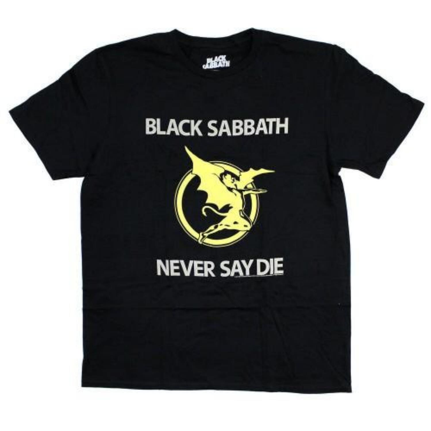 Black Sabbath Unisex Adult Never Say Die T-Shirt S
