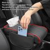 Center Console Organizer Car Interior Storage Box Multipurpose PU Leather Car Storage Organizer Front Seat With Side Pocket For