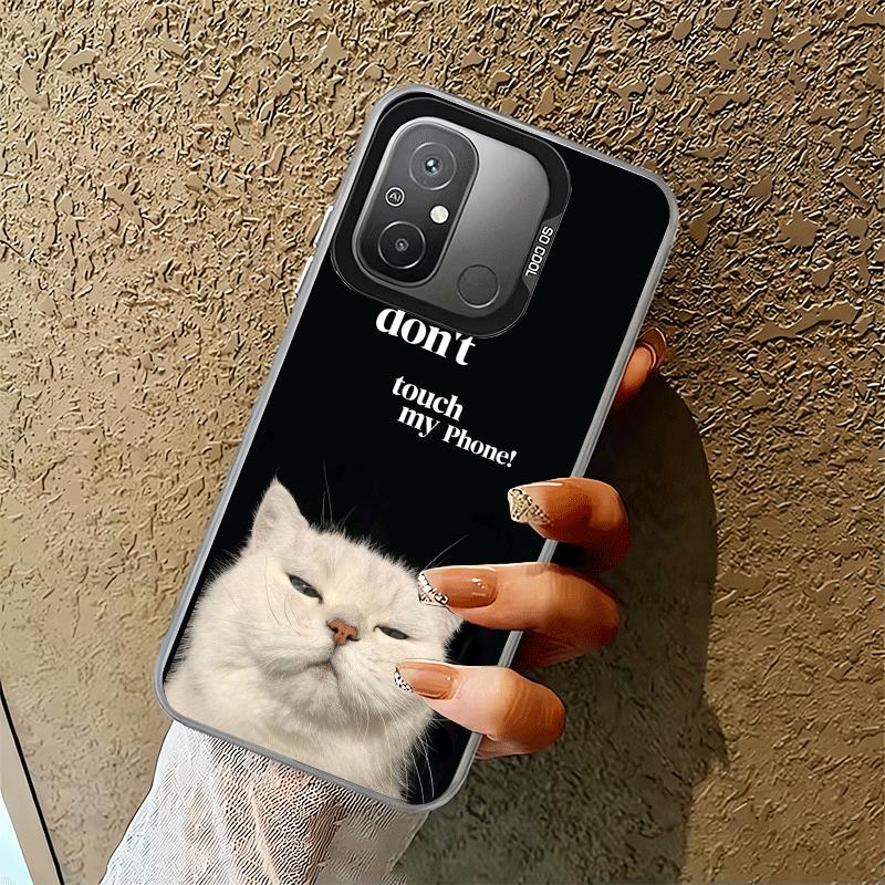 Funny Dont Touch My CallPhone Shockproof Phone Case for Xiaomi Poco X7 X6 X5 X3 Pro F7 Ultra M8 Redmi 15C 15 14C 13C 12C 10C 13