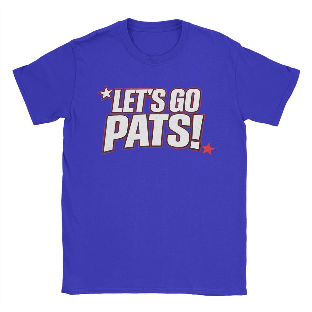 Unisexs Lets Go for Patriots T Shirt 100 Cotton Tops Humorous Short Sleeve Crew Neck Tees Gift TShirts