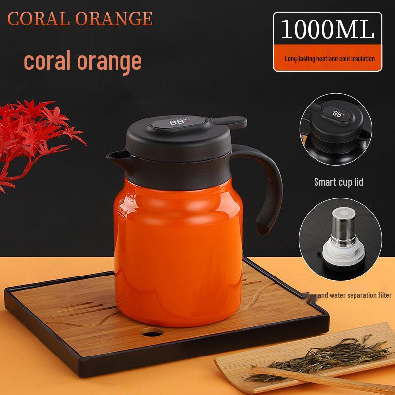 Smart Stainless Steel Insulated Kettle with Digital Display, Large Capacity, for Tea and Stew - Thermos Flask 2025