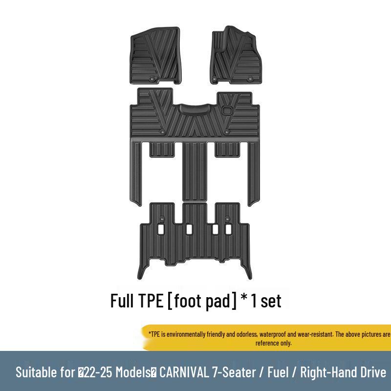 TPE Floor Mats & Trunk Liner for 2022-2025 Kia Carnival