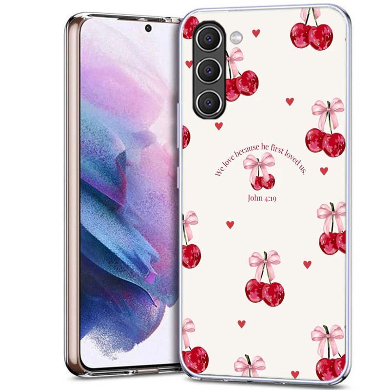 

Cherry Bow Phone Case for Samsung A54 A14 A24 A34 A17 A37 A57 A55 A35 A25 A15 A13 A23 A33 A53 A07 A05S A04S A03 A73 Galaxy Note Samsung A23