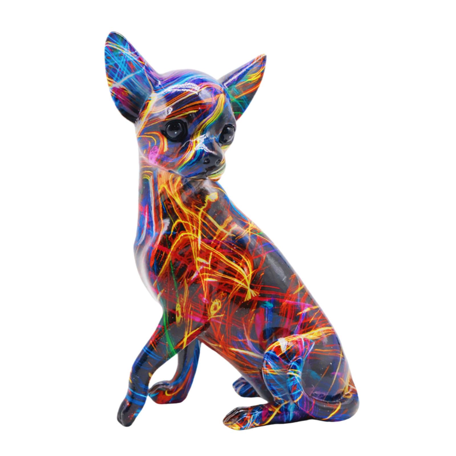 

Скульптура собаки, украшение, изысканное произведение искусства, фигурка животного, украшение рабочего стола для спальни, тумбы под телевизор, книжной полки, свадебного офиса