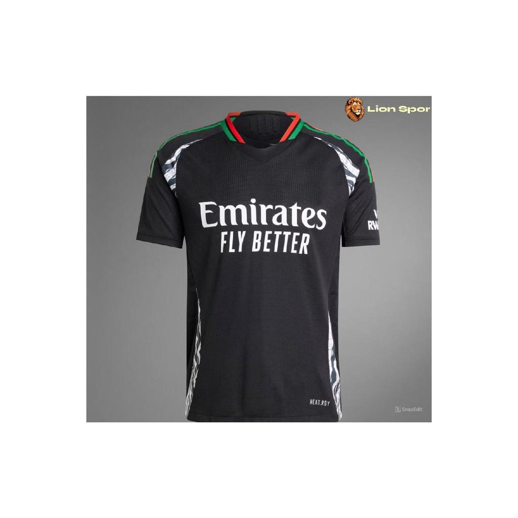 Rsenal 2024-25 New Season Black Short Sleeve Name Free For Adult Uniform Special Black