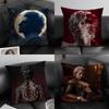 AAstarion Game Cushion Cover Natural Linen Organic Fabric DoubleSided Printing Sofa Home Decor Gift Pillow Case
