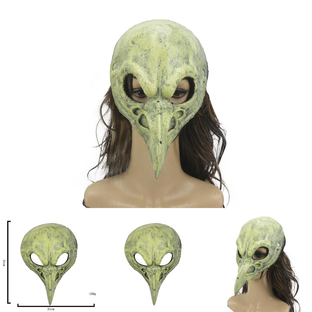 Halloween Medieval Doctor Schnabel Bird Skeleton Mask Role Playing Props For Party Events