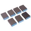 Set di 7 Pezzi di Spugne Abrasive 36 60 80 100 120 180 220 Grana Blocco Abrasivo Umido Secco Kit di Strumenti