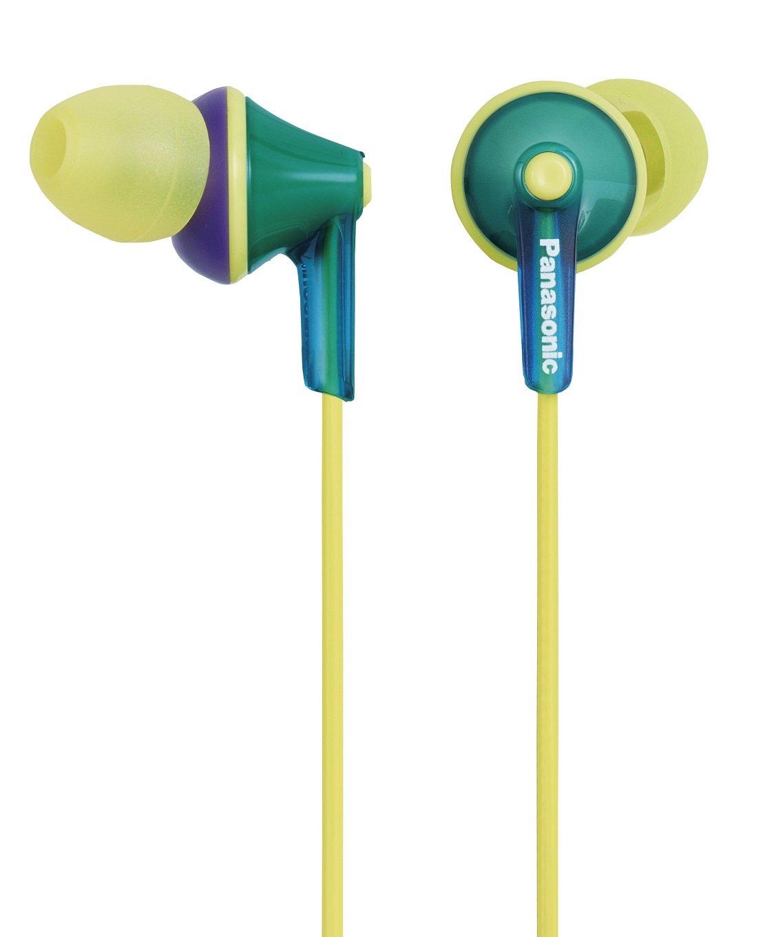 

Panasonic Stereo Headphones, Green/Yellow, RP-HJE165-GY
