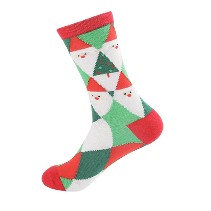 Hot Sale Women Christmas Socks Santa Claus Cotton Socks Autumn Snow Elk Gift Socks Crew Socks