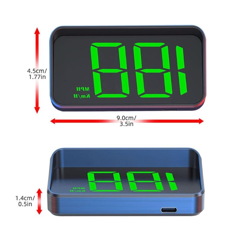 Automotive Windshield HUD Head Up Speed And Navigation Projector With Speed Tracking Suitable For Day and Night Driving