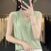 Women Tank Sleeveless MODERN NEW SAGA Summer T-shirt Knit Top Basic Vest Female V-neck