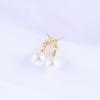 Artificial Pearl Temperament Gifts Korean Dangle Earrings Women Stud Earrings Drop Earrings Metal