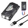 LED SMD Running Light USB Rechargeable Portable Work Light with Magnetic Base for Night Working Running Camping Fishing Hiking