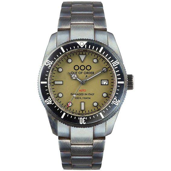 Out Of Order Grün Automatik 2.0 Superluminova C3 Zifferblatt Automatik OOO.001-16.2.VE 100M Herrenuhr