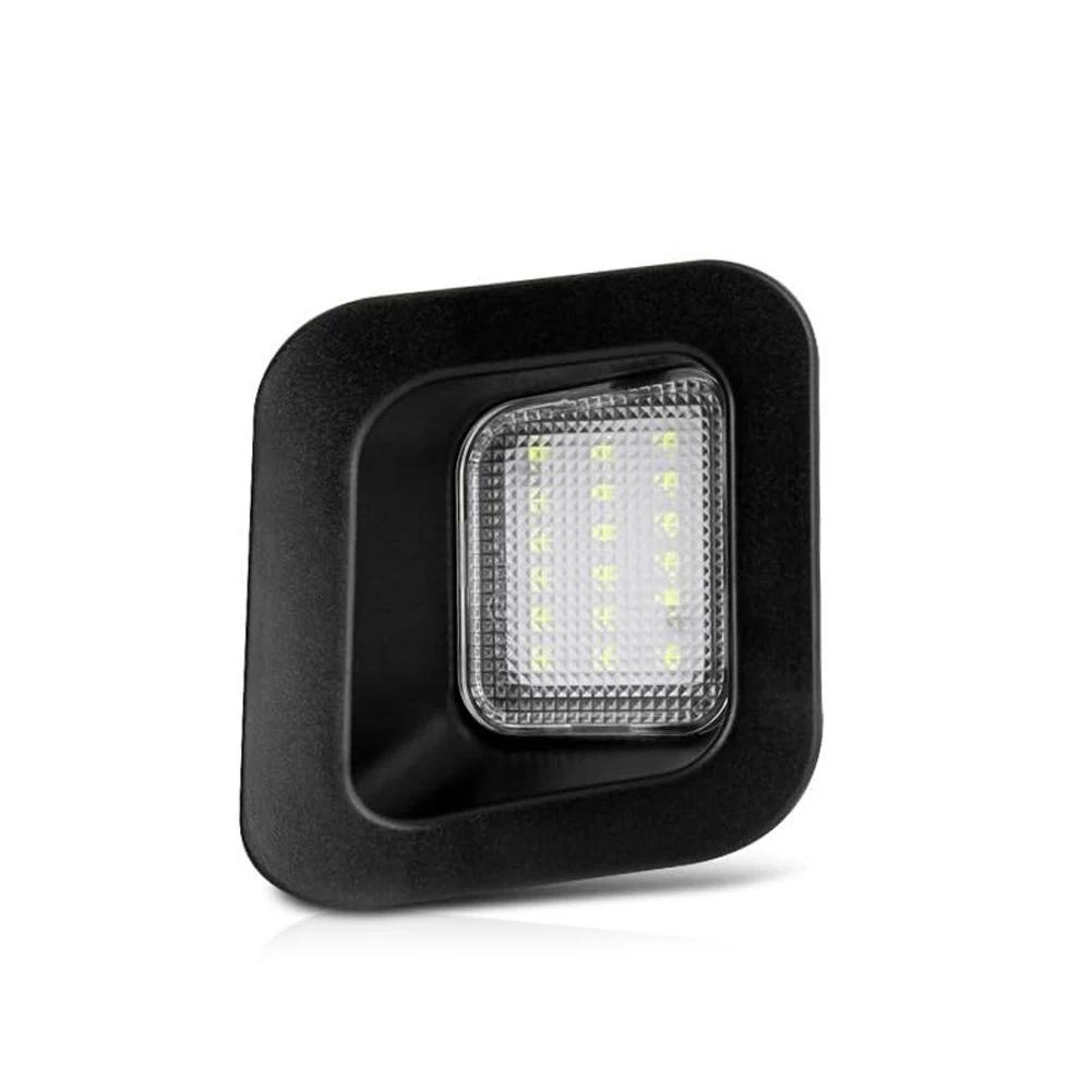 Car Rear Number Plate Lamp White LED License Plate Light Assembly Signal Lamp For Dodge RAM 1500 2500 3500 3rd&4th Gen 2003-2018