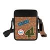 Sullivan 21 Adjustable Detachable Shoulder Strap Zipper Closure Coated Canvas Crossbody Bag Mini Men Bags Light-Brown CY895-QBTAM