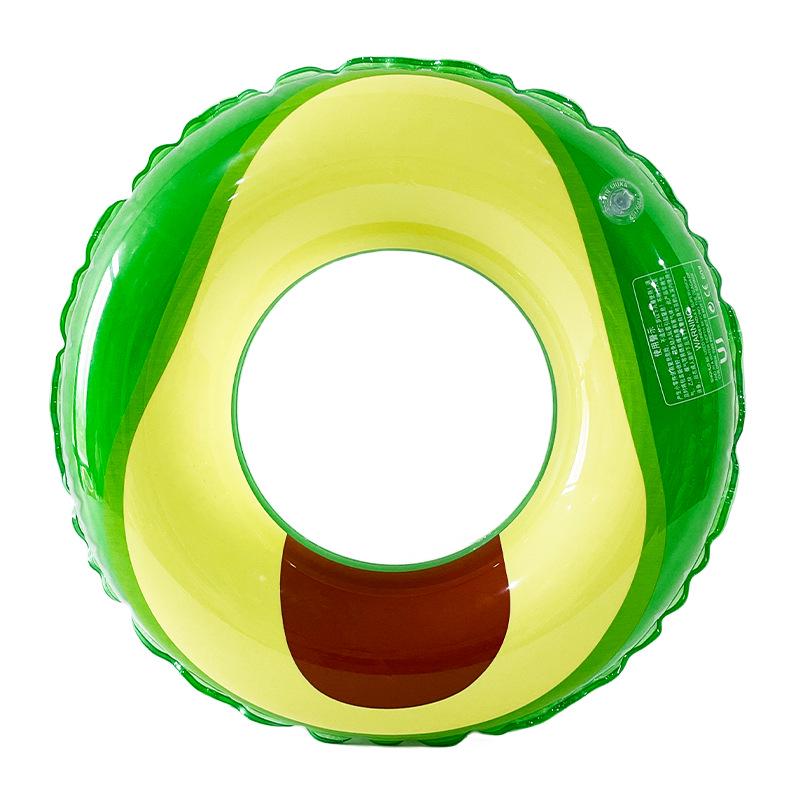 Starry Sky Sequin Mermaid Swim Ring: Thickened Inflatable Children's Float