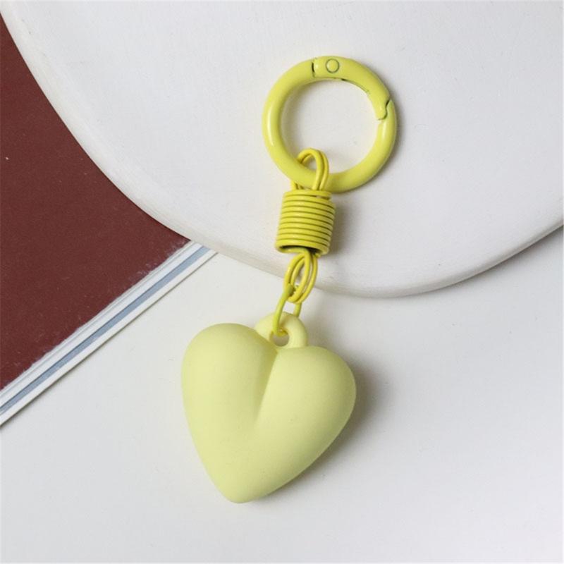 Korean Styles Keychain Pendant Car Key Chains Creative Keyring Bag Charm Handbag Charm Lovely Heart Keyholders