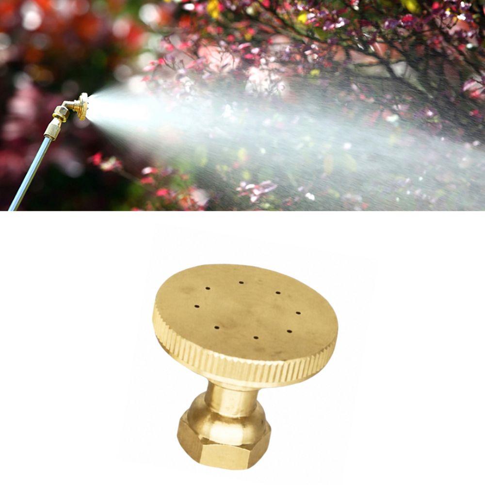 2pcs Heavy Duty Misting Nozzle Brass Misting Fitting Durable Watering Spray Nozzle  Flower Watering
