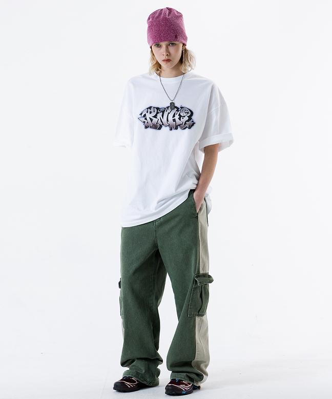 Leoninghai [Dasol X Runninghigh] Rnhi Graffiti H/S T-Shirt [White]