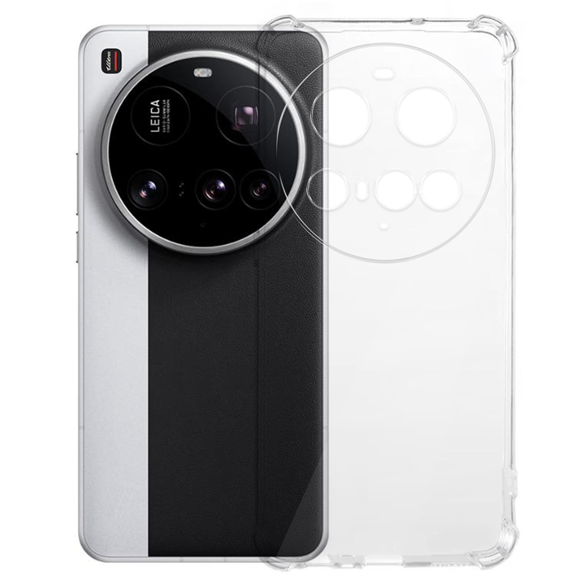 

KALEBOL For Xiaomi 15 Ultra Case 1.5mm TPU Transparent Anti-Drop Phone Cover As Shown A