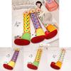 Clown Plush Toy With Long Legs Pp Cotton Filling Soft Stuffed Doll For Bedroom Decor