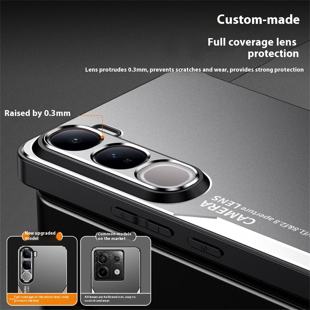 For vivo Y400 4G Phone Case Aluminium Alloy TPU PC Back Cover