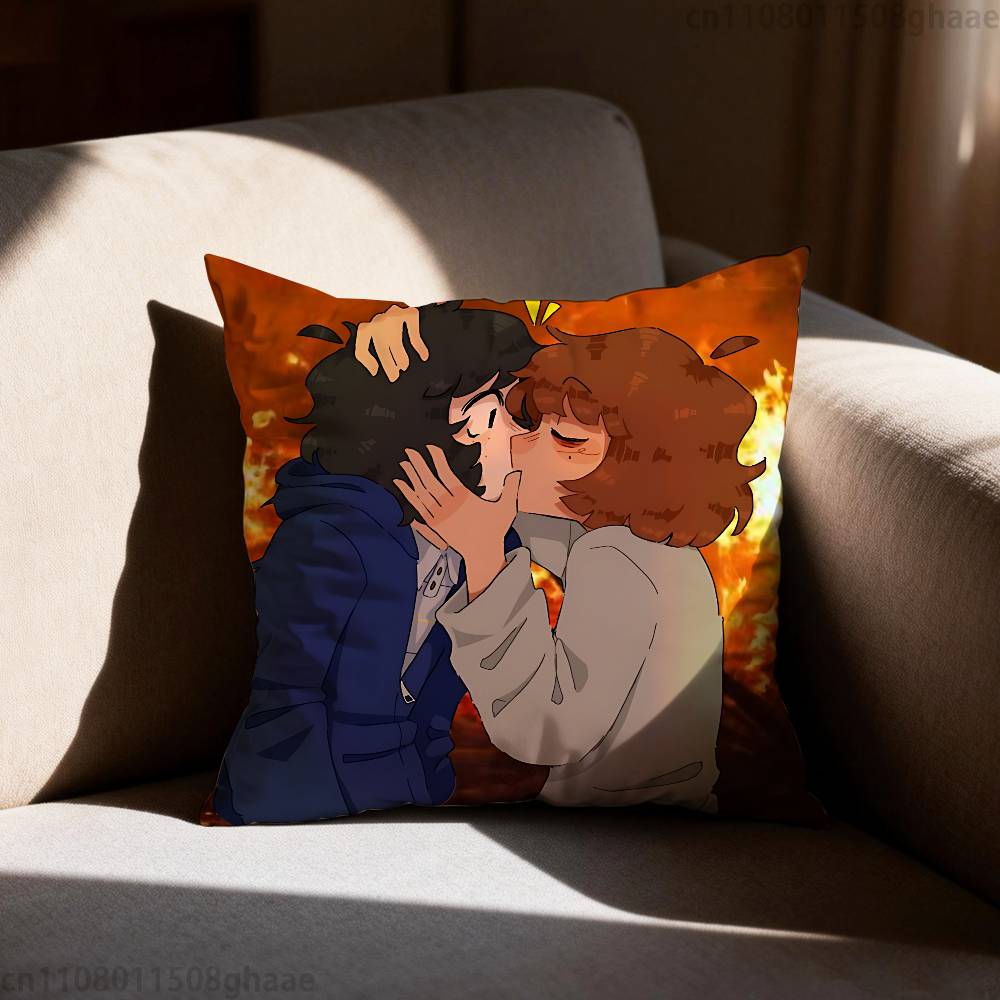 Will Mike Onewheatmark Kissenbezug Sofa Wohnzimmer Schlafzimmer Kopfteil Rückenlehne Kissen Quadratisches Kissen Nickerchenzeit